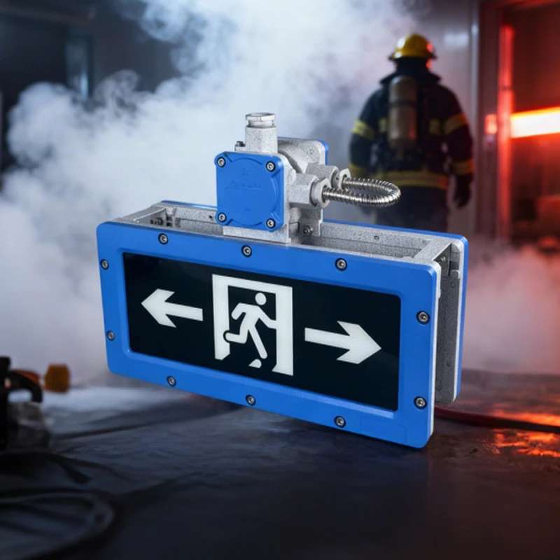 Emergency Exit Sign - Lampada di Emergenza LED Antideflagrante per