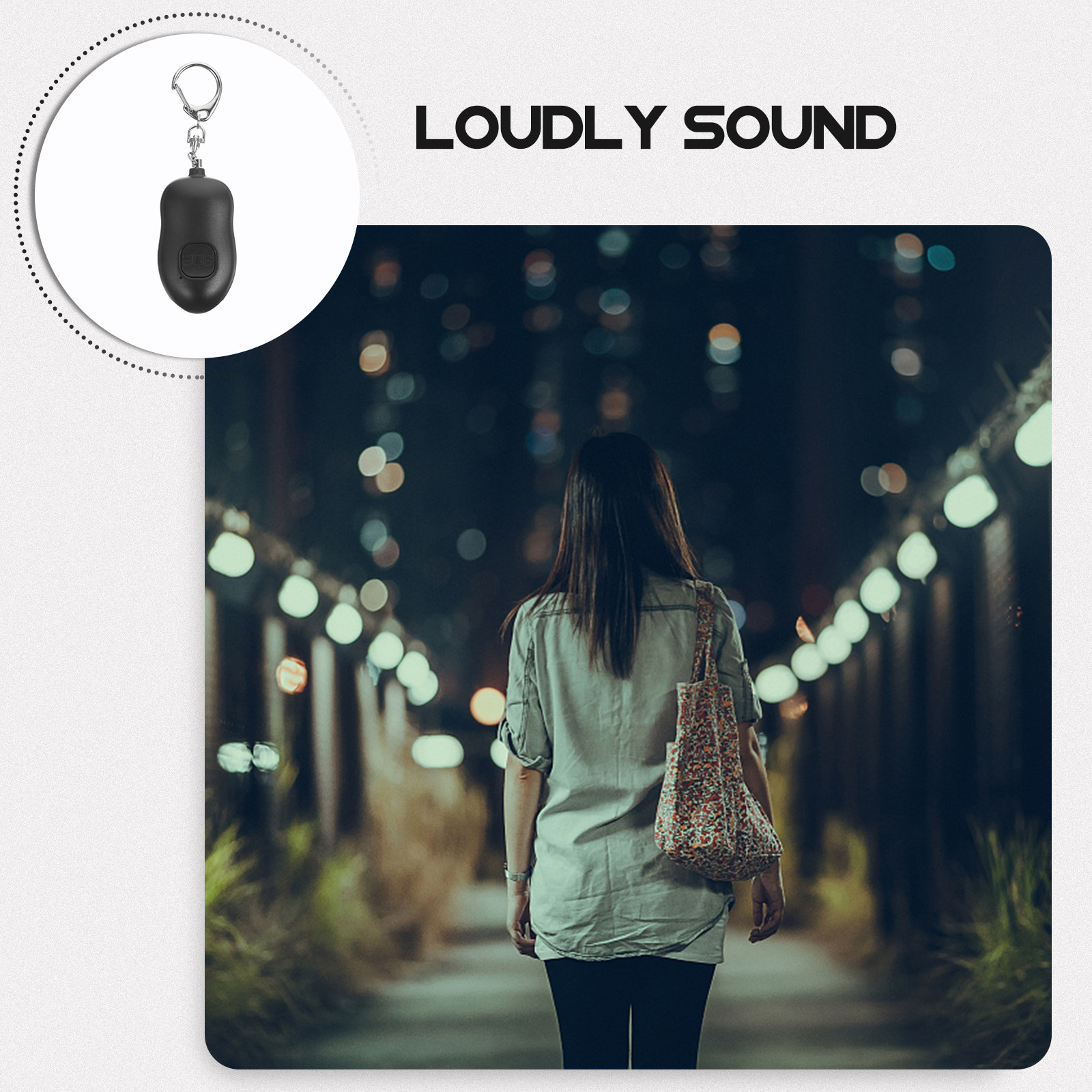 1 Pezzo Allarme Personale di S - Personal Alarm Keychain recensione e prezzo