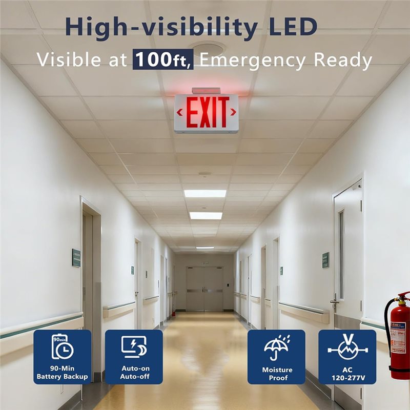 B67C Certificato UL, Set di Lu - Emergency Exit Sign recensione e prezzo
