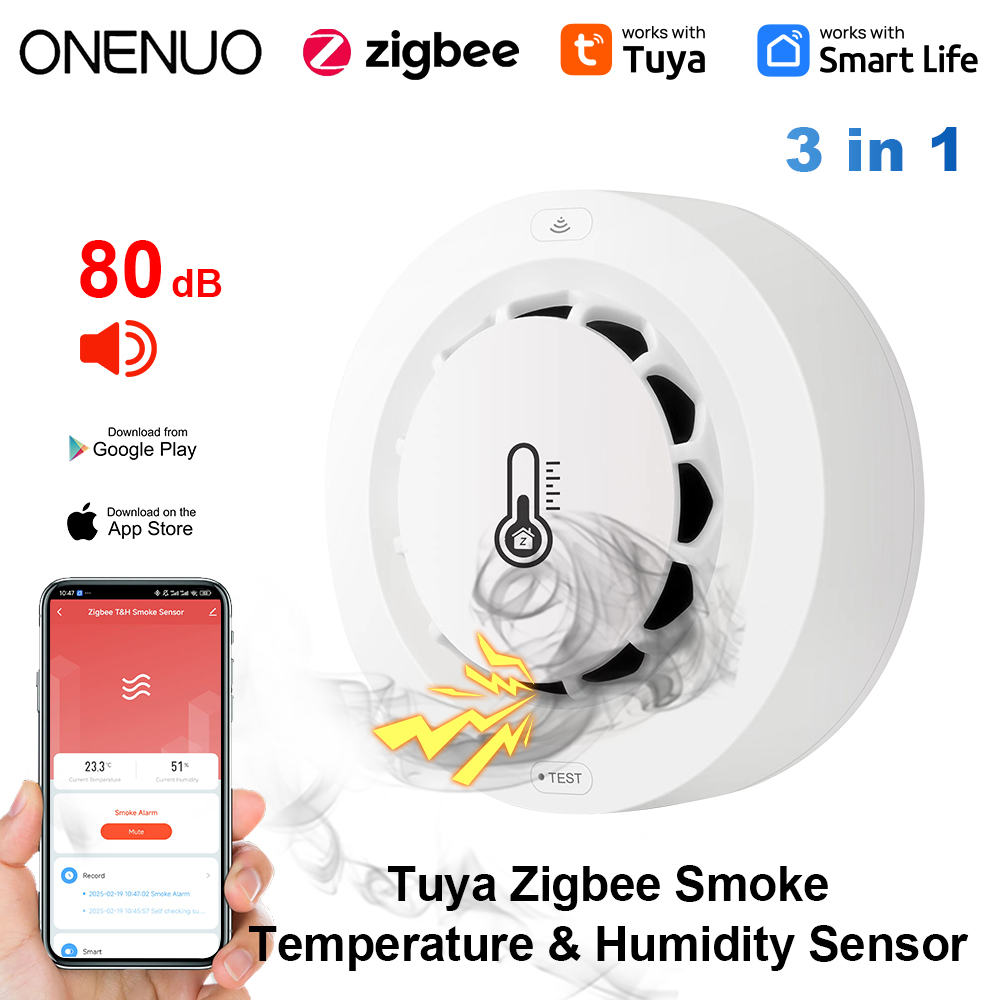 Tuya Zigbee BT Rilevatore di f - Smoke Detector Interconnected recensione e prezzo