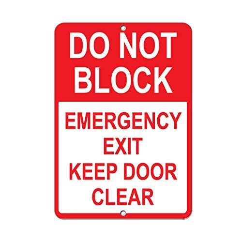 Insegna in Metallo Vincenicy,  - Emergency Exit Sign recensione e prezzo